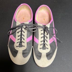 Women’s Polo X-67 Beige-Gray-Pink Tennis Shoes/Sneaker